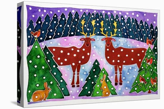 Reindeer and Rabbits-Cathy Baxter-Premier Image Canvas