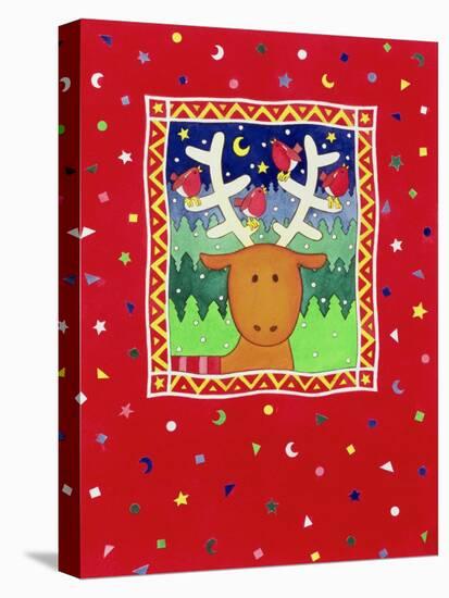 Reindeer and Robins-Cathy Baxter-Premier Image Canvas