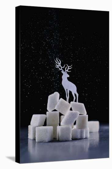 Reindeer (Powdered Sugar)-Dina Belenko-Stretched Canvas