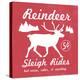 Reindeer Rides I-Emma Scarvey-Stretched Canvas