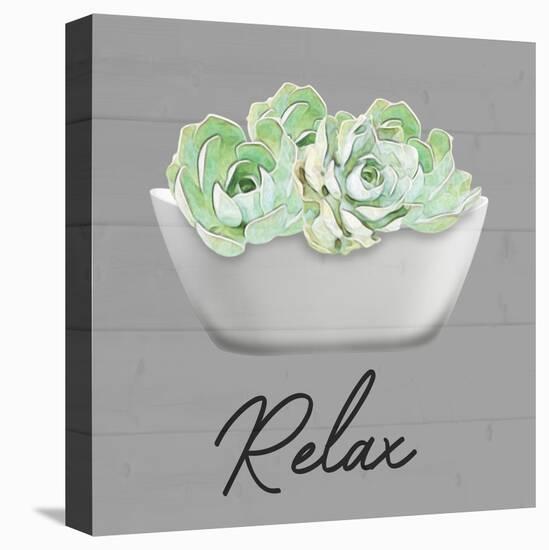 Relaxed Succulent-Marcus Prime-Stretched Canvas