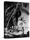 Relaxing under the Palms at Tahiti Beach, Coral Gables, Florida, March 23Rd, 1926-null-Premier Image Canvas