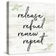 Release Refuel Renew Repeat-Anna Quach-Stretched Canvas