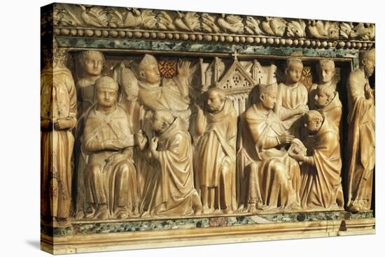 Relief Depicting Approval of Order by Pope Innocent Iii-null-Premier Image Canvas