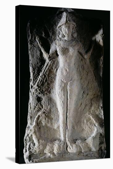 Relief thought to represent the goddess Lilith, Babylonian, 2000-1600 BC-Werner Forman-Stretched Canvas