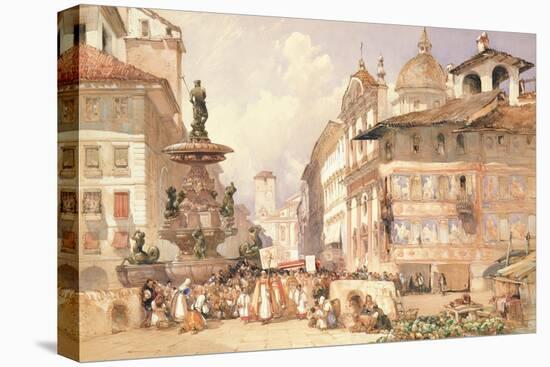 Religious Procession-William Callow-Premier Image Canvas