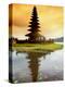 Religious Ulur Danu Temple in Lake Bratan, Bali, Indonesia-Bill Bachmann-Premier Image Canvas