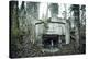 Remains of a defensive wall and a bunker on a mountain in a wood in winter in Alsace-Axel Killian-Premier Image Canvas