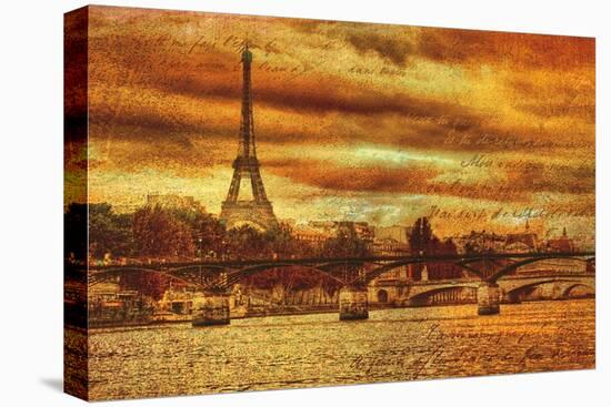 Remembering Paris-Julia Casey-Stretched Canvas