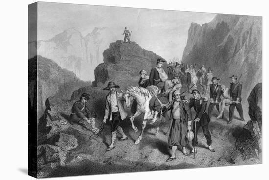 Removal of Wounded Soldiers from the Field of Battle, Crimean War-G Greatbach-Premier Image Canvas