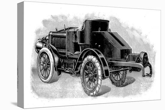 Renard's Tractor Unit, Showing Towing Attachment for Trailers, French, 1904-null-Premier Image Canvas