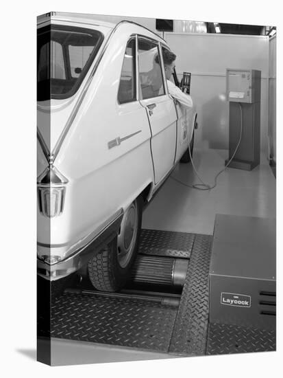 Renault 16 Tl Automatic on a Laycock Brake Testing Machine, Sheffield, 1972-Michael Walters-Premier Image Canvas