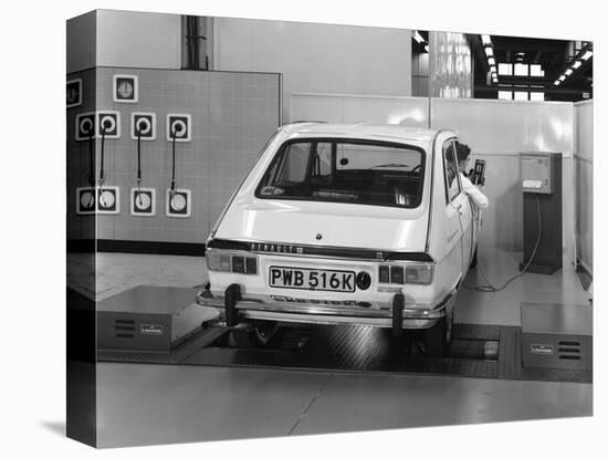 Renault 16 Tl Automatic on a Laycock Brake Testing Machine, Sheffield, 1972-Michael Walters-Premier Image Canvas