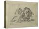 Rencontre de cavaliers maures-Eugene Delacroix-Premier Image Canvas