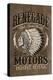 Renegade Motors - Vintage Wooden Sign-Lantern Press-Stretched Canvas