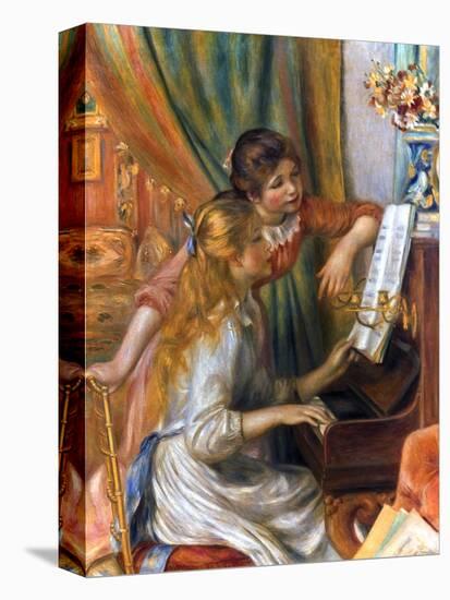 Renoir: Girls/Piano, 1892-Pierre-Auguste Renoir-Premier Image Canvas