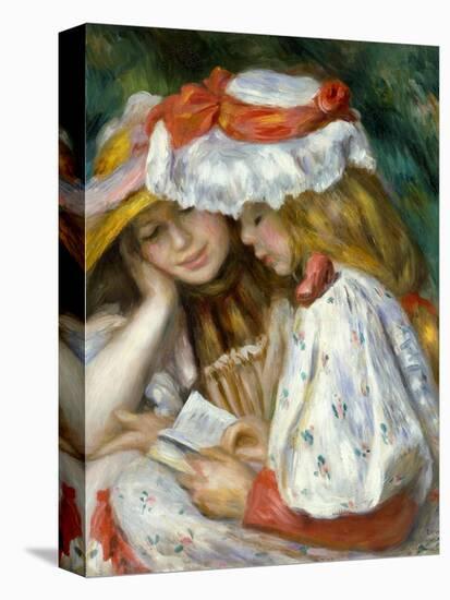 Renoir: Two Girls Reading-Pierre-Auguste Renoir-Premier Image Canvas