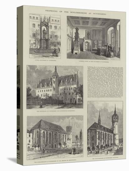 Reopening of the Schlosskirche at Wittenberg-null-Premier Image Canvas