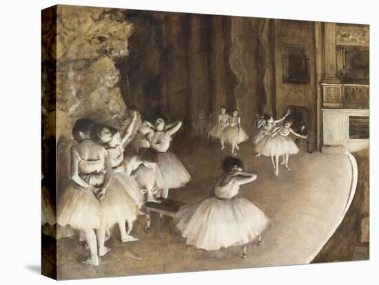 Répétition D'un Ballet Sur La Sc¨Ne (Ballet Rehearsal on Stage) by Edgar Degas-Edgar Degas-Premier Image Canvas