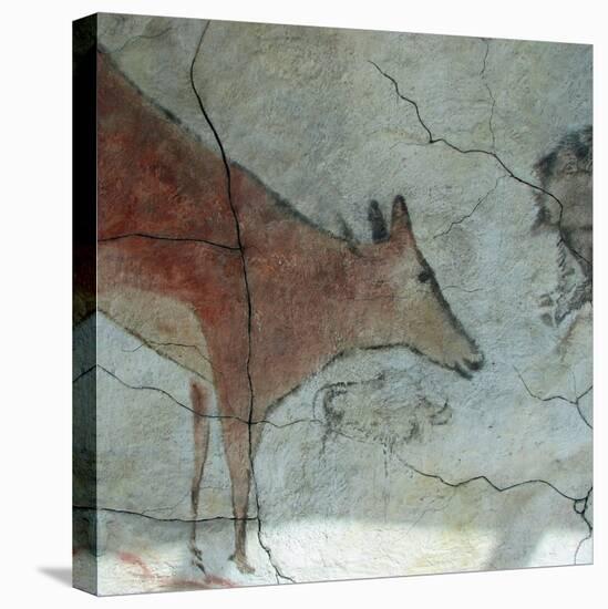 Replica of Cave Painting of Doe from Altamira Cave-null-Premier Image Canvas