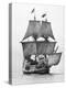 Replica of Mayflower Sailing-null-Premier Image Canvas