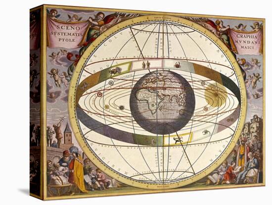 Representation of Ptolemy's System Showing Earth-Andreas Cellarius-Premier Image Canvas