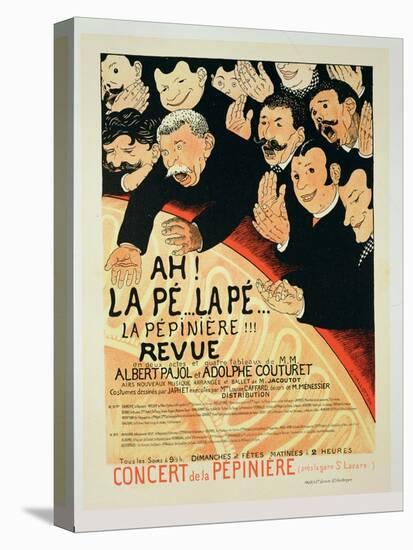 Reproduction of a Poster Advertising "Chauffons, Chauffons," a Pepiniere Concert, 1898-Jules-Alexandre Grün-Premier Image Canvas