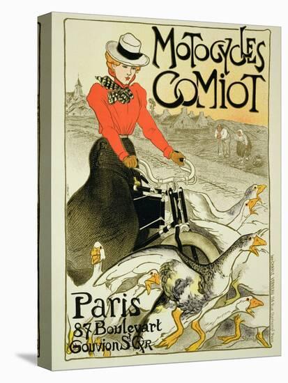 Reproduction of a Poster Advertising Comiot Motorcycles, 1899-Théophile Alexandre Steinlen-Premier Image Canvas