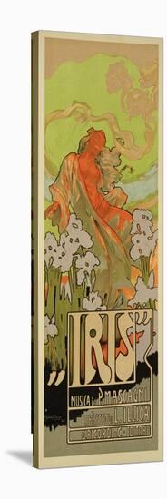 Reproduction of a Poster Advertising "Iris," a Comical Opera, 1898-Adolfo Hohenstein-Premier Image Canvas