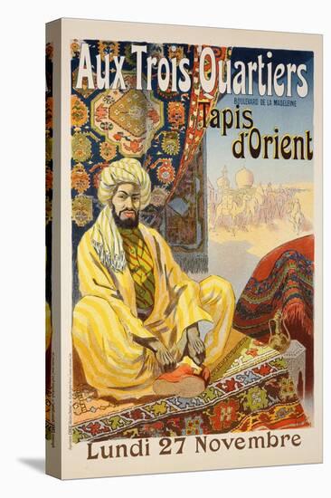 Reproduction of a Poster Advertising 'Oriental Carpets', Exhibited at 'Aux Trois Quartiers', 1899-Rene Pean-Premier Image Canvas