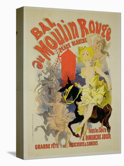 Reproduction of a Poster Advertising the "Bal Au Moulin Rouge," 1889-Jules Chéret-Premier Image Canvas