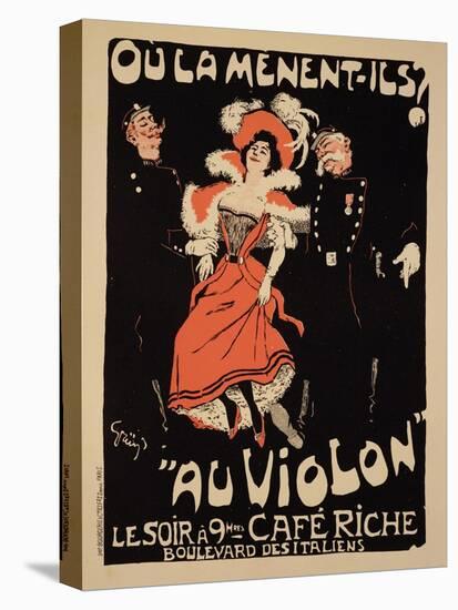 Reproduction of a Poster Advertising the "Cafe Riche," Boulevard Des Italiens, 1897-Jules-Alexandre Grün-Premier Image Canvas