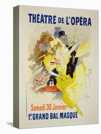 Reproduction of a Poster Advertising the First "Grand Bal Masque," Theatre De L'Opera, Paris, 1896-Jules Chéret-Premier Image Canvas