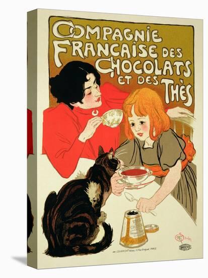 Reproduction of a Poster Advertising the French Company of Chocolate and Tea-Théophile Alexandre Steinlen-Premier Image Canvas