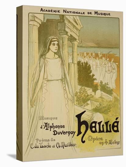 Reproduction of a Poster Advertising the Opera "Helle"-Théophile Alexandre Steinlen-Premier Image Canvas