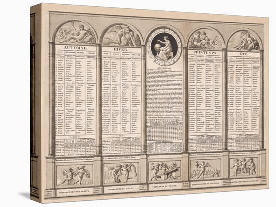 Republican Calendar, 1794-null-Premier Image Canvas