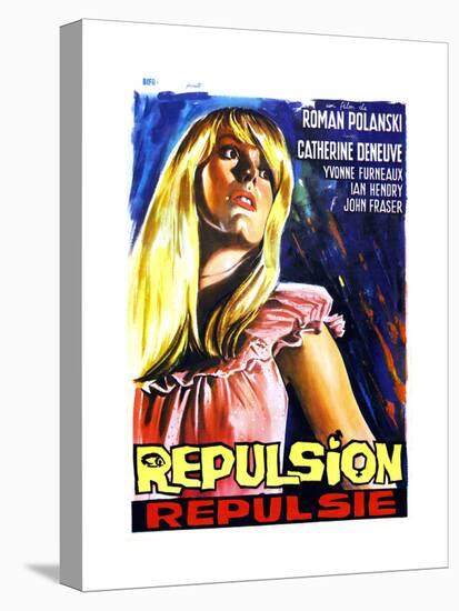 Repulsion, (AKA Repulsie), Belgian Poster Art, Catherine Deneuve, 1965-null-Premier Image Canvas