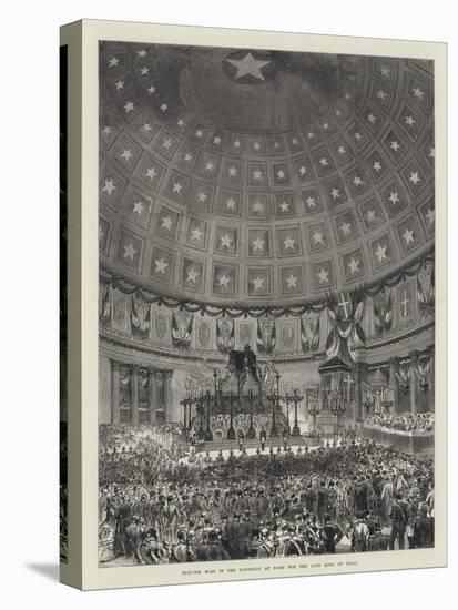 Requiem Mass in the Pantheon at Rome for the Late King of Italy-null-Premier Image Canvas