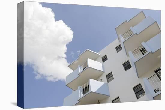 Residential House, Balconies, Art Deco Architecture, Washington Avenue, Miami South Beach-Axel Schmies-Premier Image Canvas