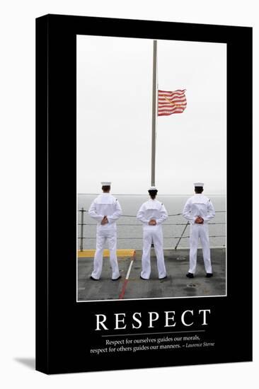 Respect: Inspirational Quote and Motivational Poster-null-Premier Image Canvas