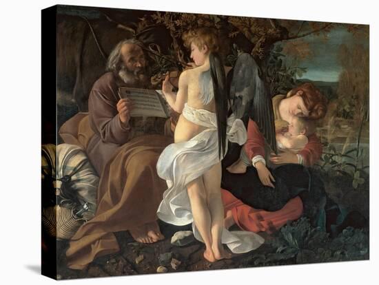 Rest on the Flight into Egypt, C.1603 (Oil on Canvas)-Michelangelo Merisi da Caravaggio-Premier Image Canvas