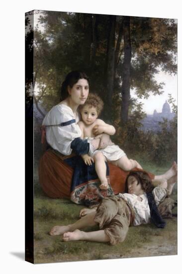 Rest-William Adolphe Bouguereau-Stretched Canvas