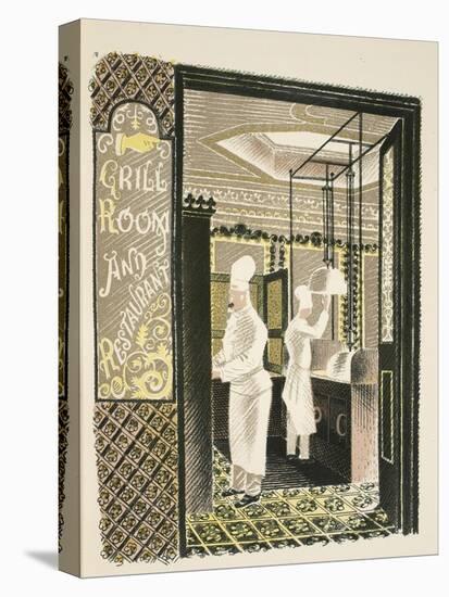 Restaurant and Grill Room-Eric Ravilious-Premier Image Canvas