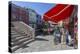 Restaurant and souvenir bags, Burano, Veneto, Italy, Europe-Frank Fell-Premier Image Canvas