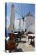 Restaurant Deck Windmill-Larry Malvin-Premier Image Canvas