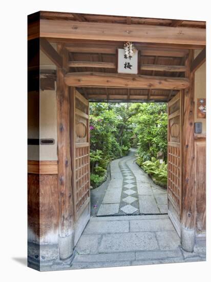 Restaurant Entrance at Gion, Kyoto, Japan-Rob Tilley-Premier Image Canvas