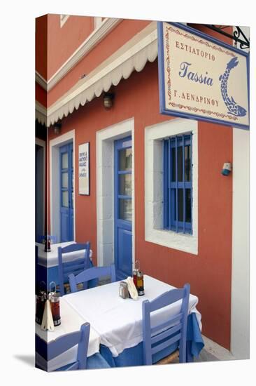 Restaurant, Fiskardo, Kefalonia, Greece-Peter Thompson-Premier Image Canvas