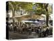 Restaurant in Placa De La Constitucio, Soller, Mallorca (Majorca), Balearic Islands, Spain, Mediter-Stuart Black-Premier Image Canvas