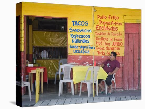 Restaurant in Puerto Corinto, Department of Chinandega, Nicaragua, Central America-Richard Cummins-Premier Image Canvas