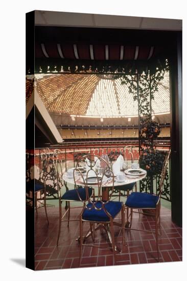 Restaurant Overlooking Playing Field of Harris County Domed Stadium 'Astrodome', Houston, TX, 1968-Mark Kauffman-Premier Image Canvas